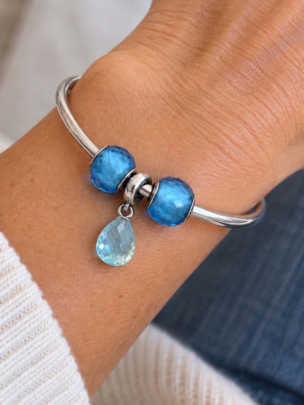 Pandora Sterling Silver Bangle bracelet